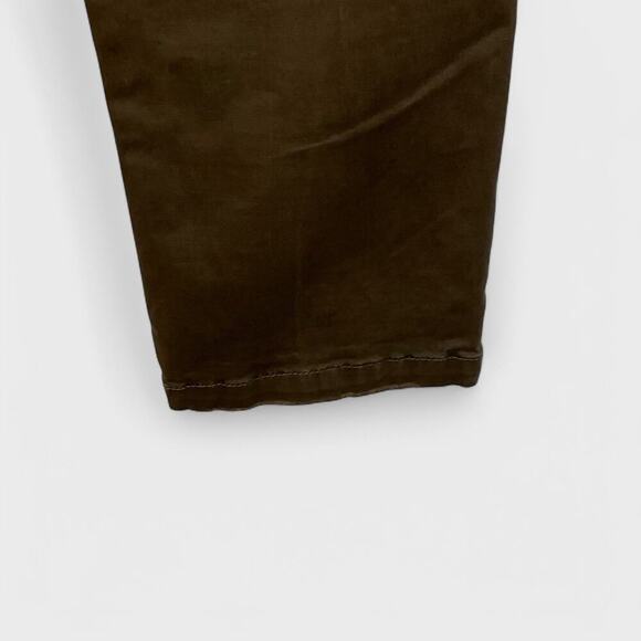 Current Elliot Olive Chino Crop Pants Drawstring Waist Medium - Picture 6 of 9